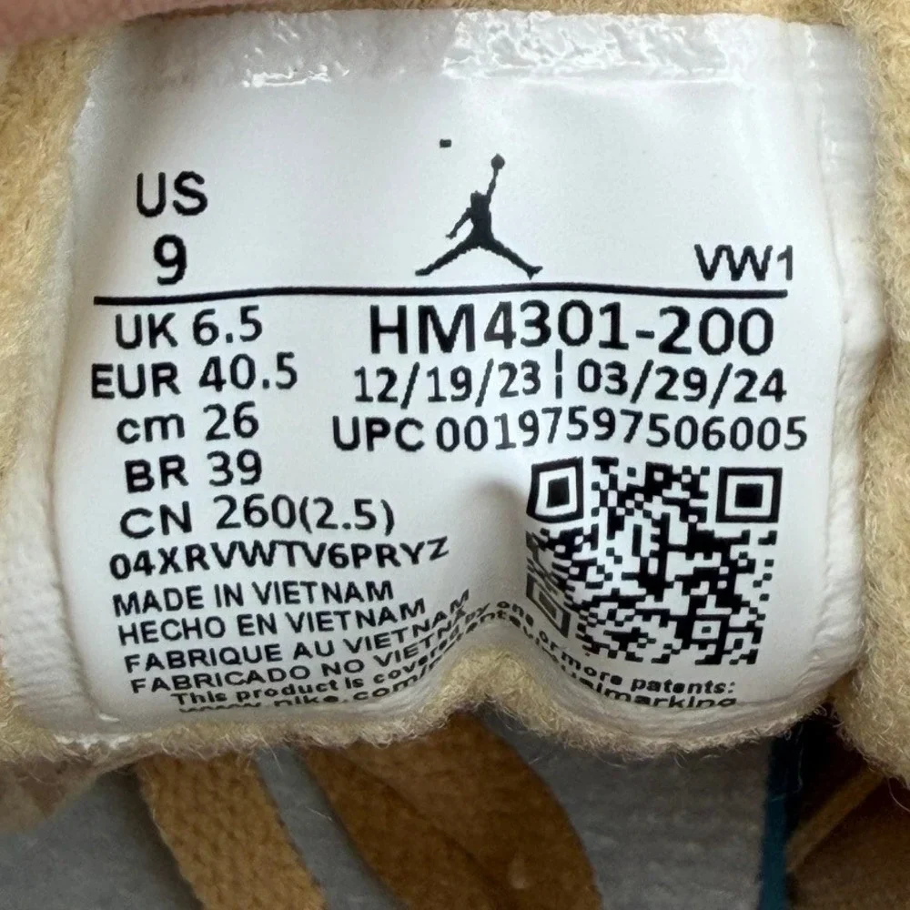 Jordan 3 Retro WNBA Desert Camo HM4301-200 Size 9